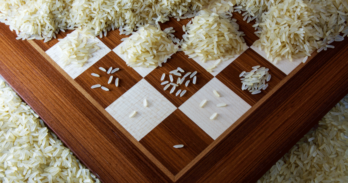 Chessboards And Rice: A Lesson For Exponential Growth