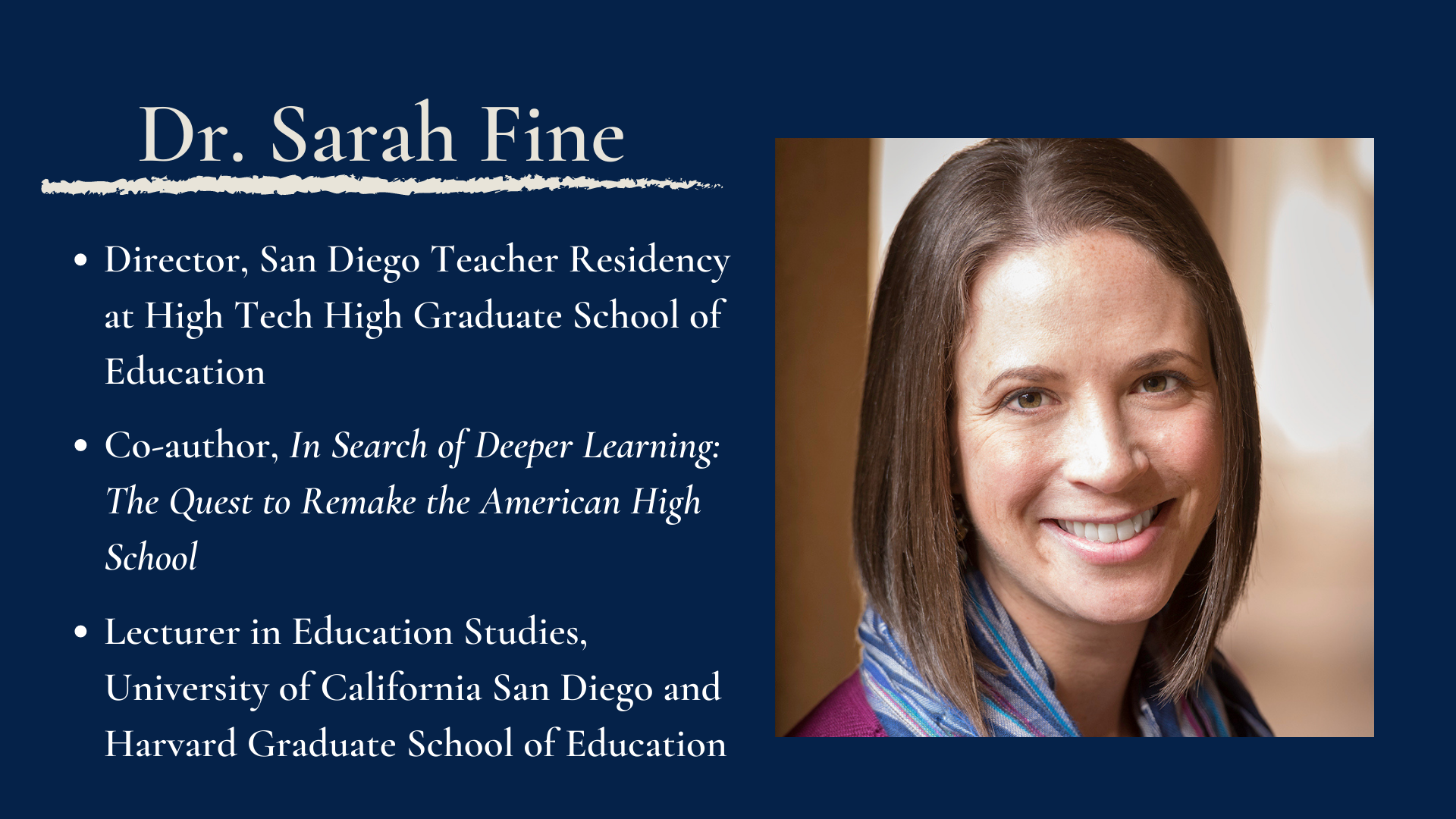 Critical Perspective And Engaged Learning At High Tech High: What Now? Ep. 4 With Dr. Sarah Fine